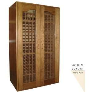   Sonoma 410 Bottle Wine Cellar   Glass Door / White Cabinet Appliances
