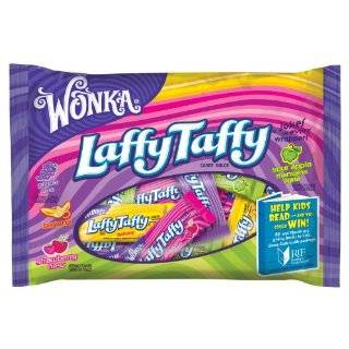 Wonka Laffy Taffy Assorted Flavors, 12 Ounce Bags (Pack of 6)