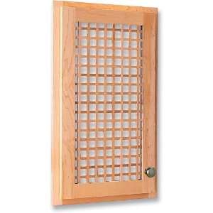  Omega National Solid Wood Lattice Inserts, Square, Hickory 